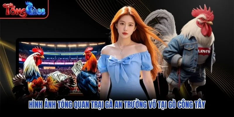 Hình ảnh tổng quan trại gà An Trường Võ tại Gò Công Tây