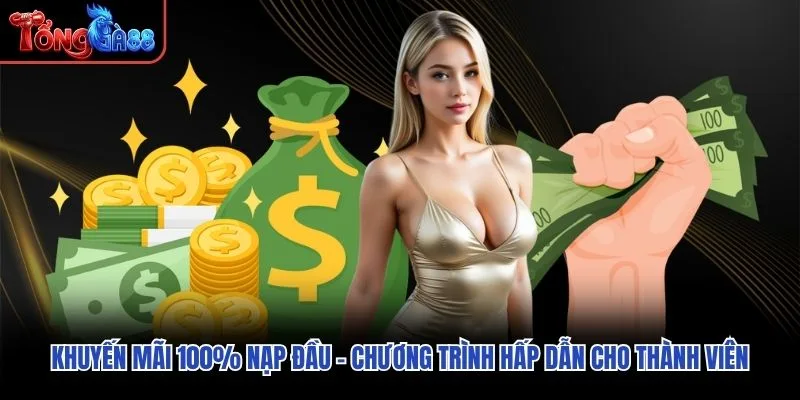 Khuyến Mãi 100% Nạp Đầu - Chương Trình Hấp Dẫn Cho Thành Viên
